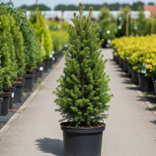 Ель колючая Белобок купить