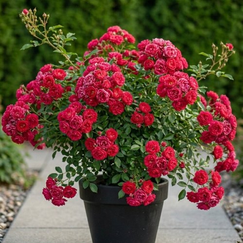 Роза почвопокровная Ред Фейри купить