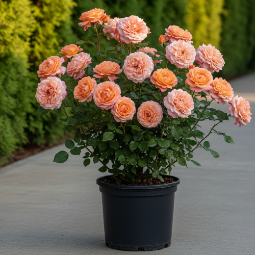 Роза парковая и Альпийская Шалом купить