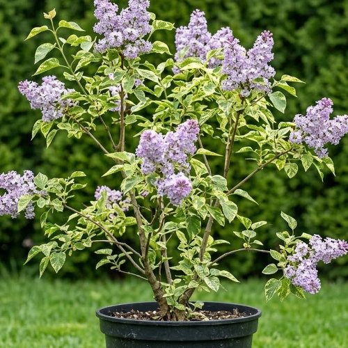 Сирень обыкновенная Аукубафолия купить